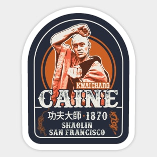 Kung Fu Kwai Chang Caine Sticker